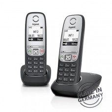 Gigaset A415 DUO hívóazonosítós kihangosítható fekete/ezüst dect telefon