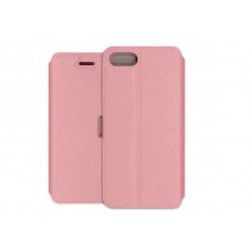 Iphone 7, Iphone 8, Iphone SE 2020 oldalra nyíló mágneses könyv tok szilikon belsővel rosegold